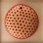 Red polka dots