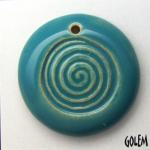 Swirl pendant, Carribean