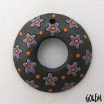 Dark Donut, Purple flowers