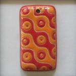 rectangle, orange & red