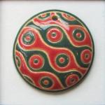 round, red & green