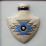 arrowhead, blue & white