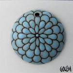 Peacock pattern - Turquoise
