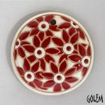 round, red flowers