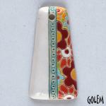 Flowers, trapezoid pendant