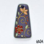 Trapezoid, flowers on lavender