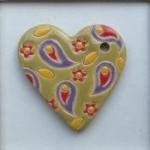 Paisley heart