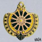 Baroque flower, green