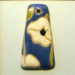 Trapezoid/white on blue