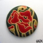 Large Round in dark green