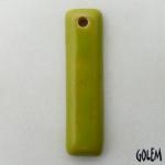 Long rectangle pendant - Light Green