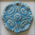 4 Winds, Aqua Blue, large pendant