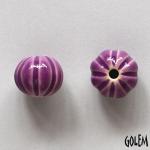 Pumpkin shape bead, GRAPEL