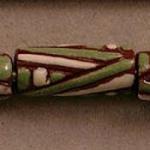 White and green on terracotta