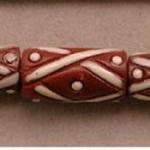 White lines on terracotta