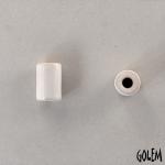 Small Tube Bead, Really White