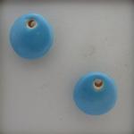 Turquoise round charms