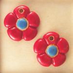 red flowers