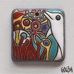 Southern Seas - square pendant