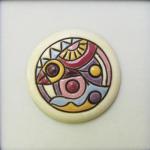 Wild Jungle, medium size round cabochon