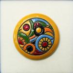 Wild Jungle, medium size round cabochon