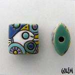 Wild Jungle - pillow shaped beads
