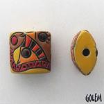 Wild Jungle - pillow shaped beads