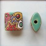 Southern Seas - pillow shaped beads