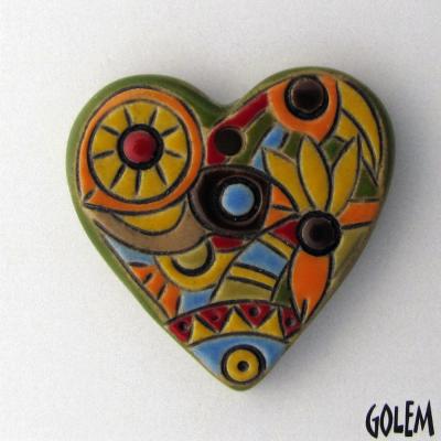 "Wild Jungle" - heart pendant