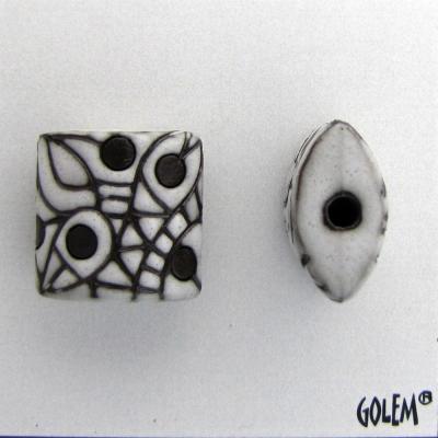 large pillow shape beads