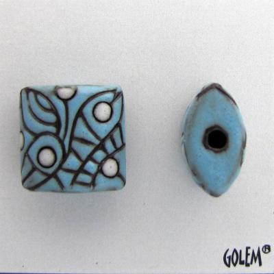 large pillow shape beads